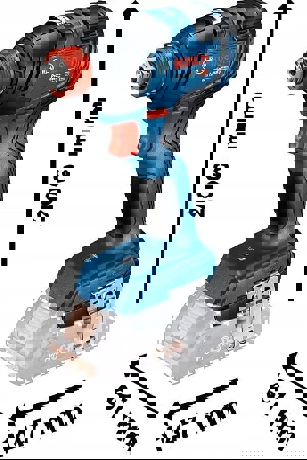 Σετ Ηλεκτρικών Εργαλείων Bosch Bosch combo kit μπαταρίας GDX 18V-200 Professional + GSR 18V-55 Professional, 18Volt, σετ εργαλείων (μπλε/μαύρο, 2x 4,0Ah Li-ion μπαταρίες, κλειδί κρούσης και δράπανο, σε L θήκη)