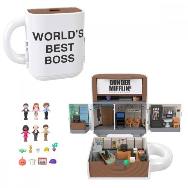 Σετ φιγούρων Polly Pocket Collector The Office Biuro