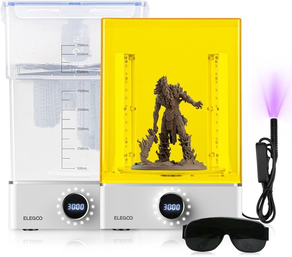 Σετ πλυσίματος και σκλήρυνσης εκτυπώσεων 3D ELEGOO Mercury XS