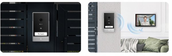 EZVIZ HP7 Σετ Βιντεοθυροτηλέφωνο με 2 Πάνελ Πύλης & Έξυπνη Διαχείριση