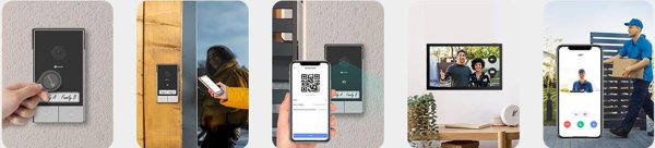 EZVIZ HP7 Σετ Βιντεοθυροτηλέφωνο με 2 Πάνελ Πύλης & Έξυπνη Διαχείριση