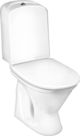 Σετ συμπαγούς λεκάνης WC Gustavsberg Nordic 3 66 cm cm λευκό (GB113510301213)
