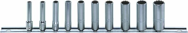 Σετ εργαλείων Stahlwille Σετ μακριών καρυδιών 1/4" 40aDL στη ράγα STAHLWILLE