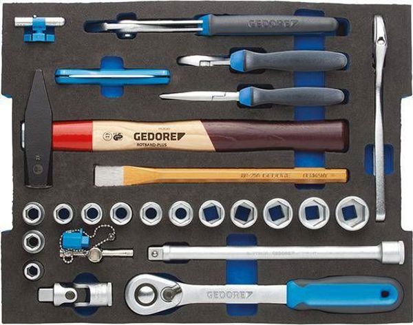 Gedore L-Boxx 1100-01 Σετ Εργαλείων 58 Τεμαχίων σε Πλαστική Βαλίτσα