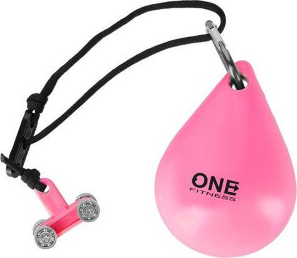 Σετ Χούλα Χουπ με Ανάγλυφα και Βάρος One Fitness Ροζ oha02