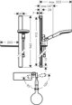 Σετ ντους Hansgrohe Υπόλοιπο Hansgrohe 27649400 - 27649400