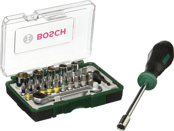 Bosch Σετ Εργαλείων Mini-X-Line 27 Τεμαχίων με Κατσαβίδι και Μύτες Βιδώματος (2607017331)