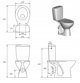 Σετ συμπαγές WC Cersanit Kompakt wc K100-394