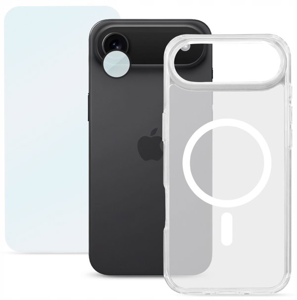 Σετ Roobix 3σε1 Combo για iPhone 17 Air (θήκη MagSafe + γυαλί + προστασία φακού)