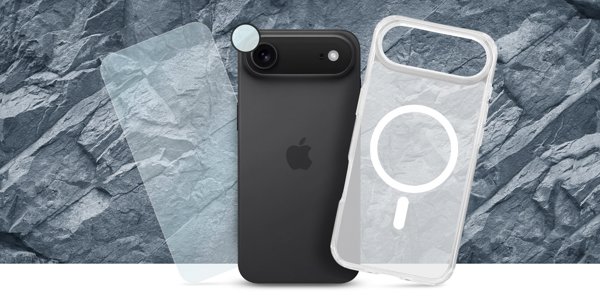 Σετ Roobix 3σε1 Combo για iPhone 17 Air (θήκη MagSafe + γυαλί + προστασία φακού)