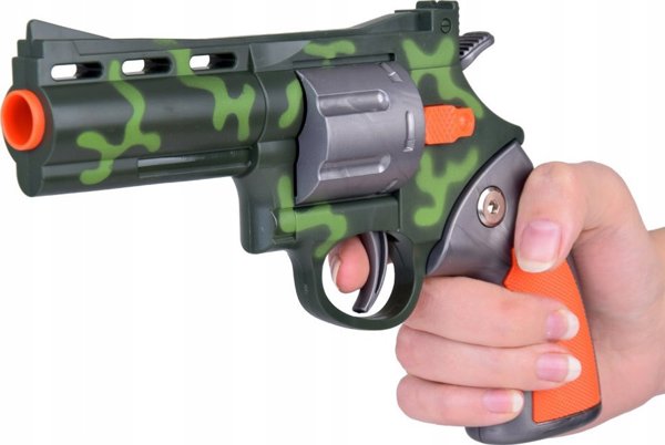 Σετ Πιστόλι Revolver + Αφρώδης σφαίρες Παιχνίδι με πυροβολισμούς ZA5327