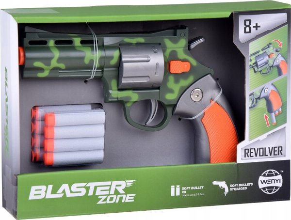Σετ Πιστόλι Revolver + Αφρώδης σφαίρες Παιχνίδι με πυροβολισμούς ZA5327