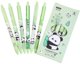 Σετ Στυλό Panda Μπαμπού Πράσινο Μαύρο Μελάνι 0,5mm 6τμχ LEAN