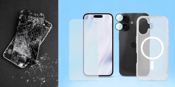 Σετ Roobix 3σε1 Combo για iPhone 17 (θήκη MagSafe + τζάμι + προστασία φακού)