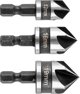 Graphite Σετ Φρεζών Hex, 12mm, 16mm, 19mm, Σετ 3 Τεμαχίων