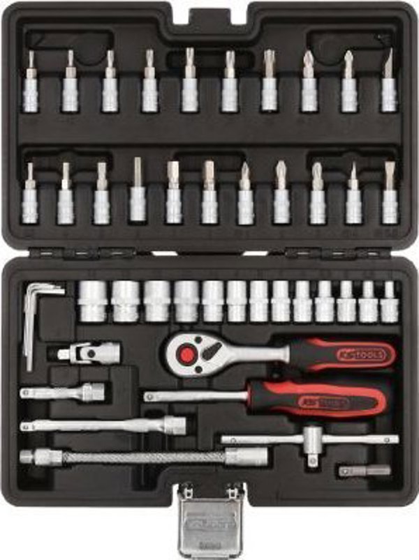 Σετ εργαλείων KS Tools Galvučių komlektas 1/4" 48-vnt CLASSIC, KS Tools
