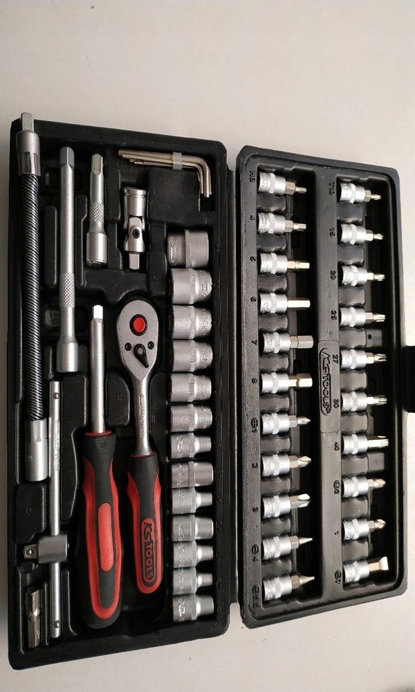 Σετ εργαλείων KS Tools Galvučių komlektas 1/4" 48-vnt CLASSIC, KS Tools
