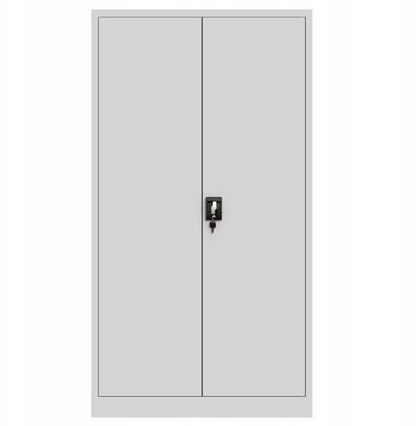 Zestaw 4x biurowa szafa metalowa na akta JAN H, 900 x 1950 x 400 mm, szara