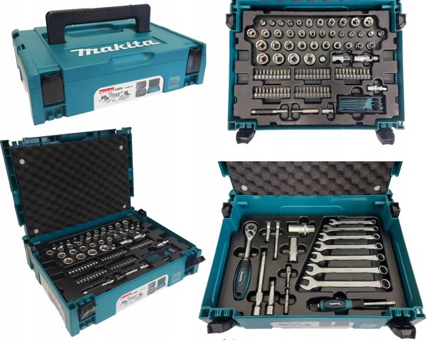 Makita Σετ Εργαλείων 120 Τεμαχίων (E-08713) - Κλειδιά, Allen και Μύτες Βιδώματος