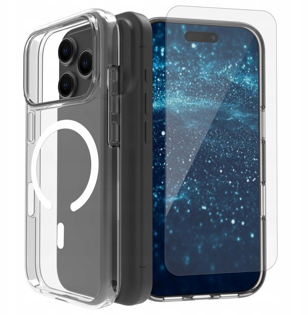 Σετ Roobix 3 σε 1 Combo για iPhone 17 Pro Max (Θήκη MagSafe + Γυαλί + Προστασία Φακού)