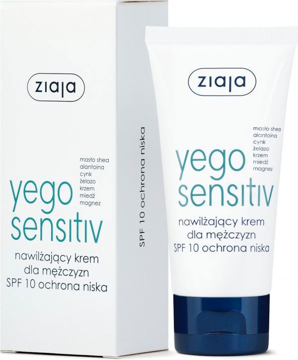 Ziaja ZIAJA_Yego Sensitiv ενυδατική κρέμα για άνδρες SPF 10 χαμηλή προστασία 50ml - 5901887038177