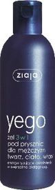 Ziaja yego Τζελ Ντους 3 σε 1 Για Άνδρες 300ml