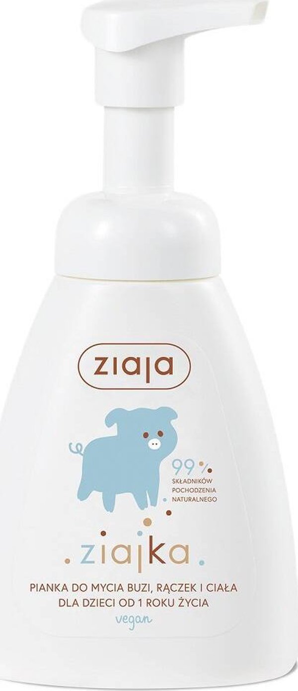 Ziaja Ziajka αφρός καθαρισμού προσώπου, χεριών και σώματος 250ml