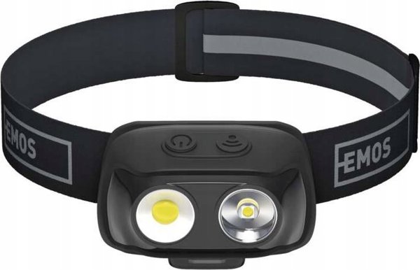 Φακός κεφαλής επαναφορτιζόμενος, LED, 500lm, Li-pol 1200 mAh, EMOS