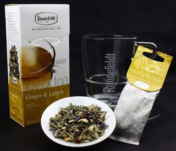 Βοτανικό Τσάι Ronnefeldt Joy Of Tea Ginger & Lemon 15x4g
