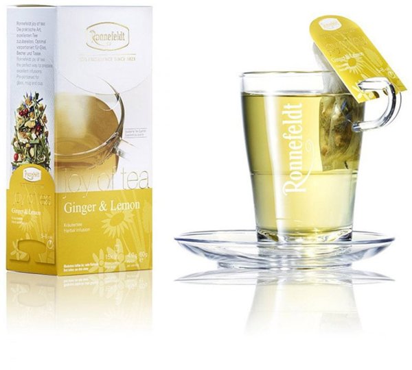 Βοτανικό Τσάι Ronnefeldt Joy Of Tea Ginger & Lemon 15x4g