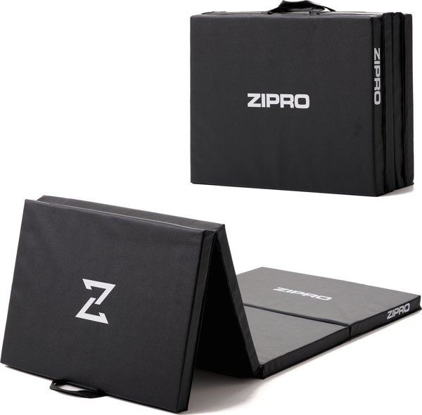 Zipro Ματ Γυμναστικής 4-τεμαχίων Zipro 180 εκ. x 60 εκ. x 4 εκ. μαύρο