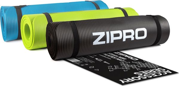 Zipro Στρώμα προπόνησης 180 cm x 60 cm x 1 cm μαύρο