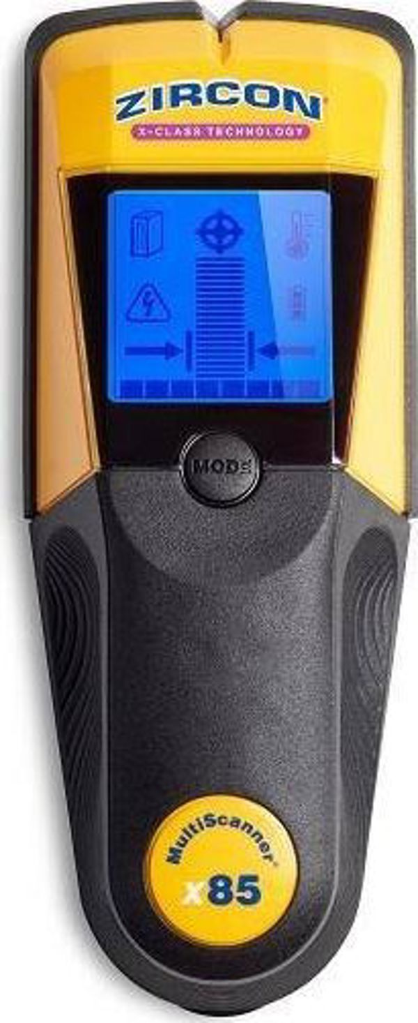 Ανιχνευτής Zircon X85 MultiScanner OneStep (ξύλινα/μεταλλικά προφίλ, θερμικός, ηλεκτρικά καλώδια υπό τάση)