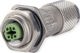 Θηλυκό Σύνδεσμος METZ CONNECT M12 με Βαθμό Προστασίας IP67 και Επιτόπια Σύνδεση με Φλάντζα