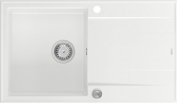 Νεροχύτης GraniteQ EVAN 111 Νεροχύτης GraniteQ με Ανοιχτό σιφόνι Push 2, 1 μπολ χωρίς χιόνι (860x500x210) / ατσάλινα στοιχεία 12945578 5904310997478