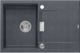 Ο νεροχύτης Owen OWEN 111 GraniteQ νεροχύτης με σιφόνι Push 2 Open 1-θέσιο χωρίς (760x500x215| θάλαμος 330x430) ασημί πέτρα / μεταλλικά στοιχεία
