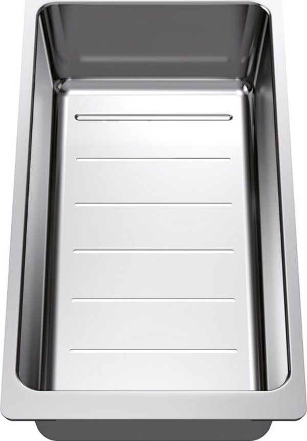 Νεροχύτης Blanco Axia III 6 S Silgranit ανθρακί με αυτόματο πώμα InFino, γυάλινη σανίδα, ανοξείδωτη αποστράγγιση, δεξιά λεκάνη (523472)