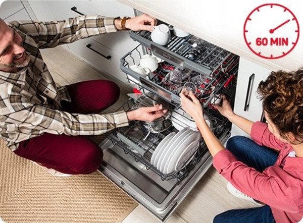 Amica DIM64C7EMONqH Πλυντήριο Πιάτων Εντοιχιζόμενο 60cm 14 Σερβίτσια