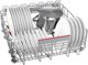 Πλυντήριο πιάτων Bosch Bosch SMI6ZCS07E Series 6, πλυντήριο πιάτων (ανοξείδωτο ατσάλι, Home Connect)