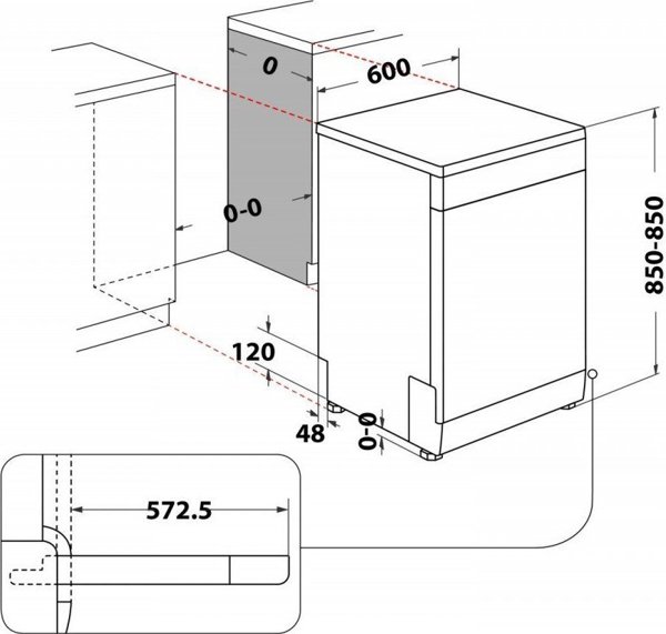 Πλυντήριο πιάτων Whirlpool Zmywarka W2FHD624