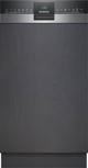 Zmywarka Siemens Siemens iQ300 SR53ES24KE, Semi built-in, Slimline (45 cm), Black, Stainless steel, Touch, 1.75 m, 1.65 m