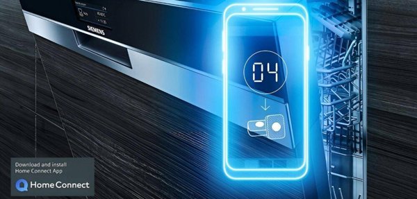 Zmywarka Siemens Siemens iQ300 SR53ES24KE, Semi built-in, Slimline (45 cm), Black, Stainless steel, Touch, 1.75 m, 1.65 m