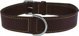 Zolux LEATHER LINED COLLAR 65MM BRN