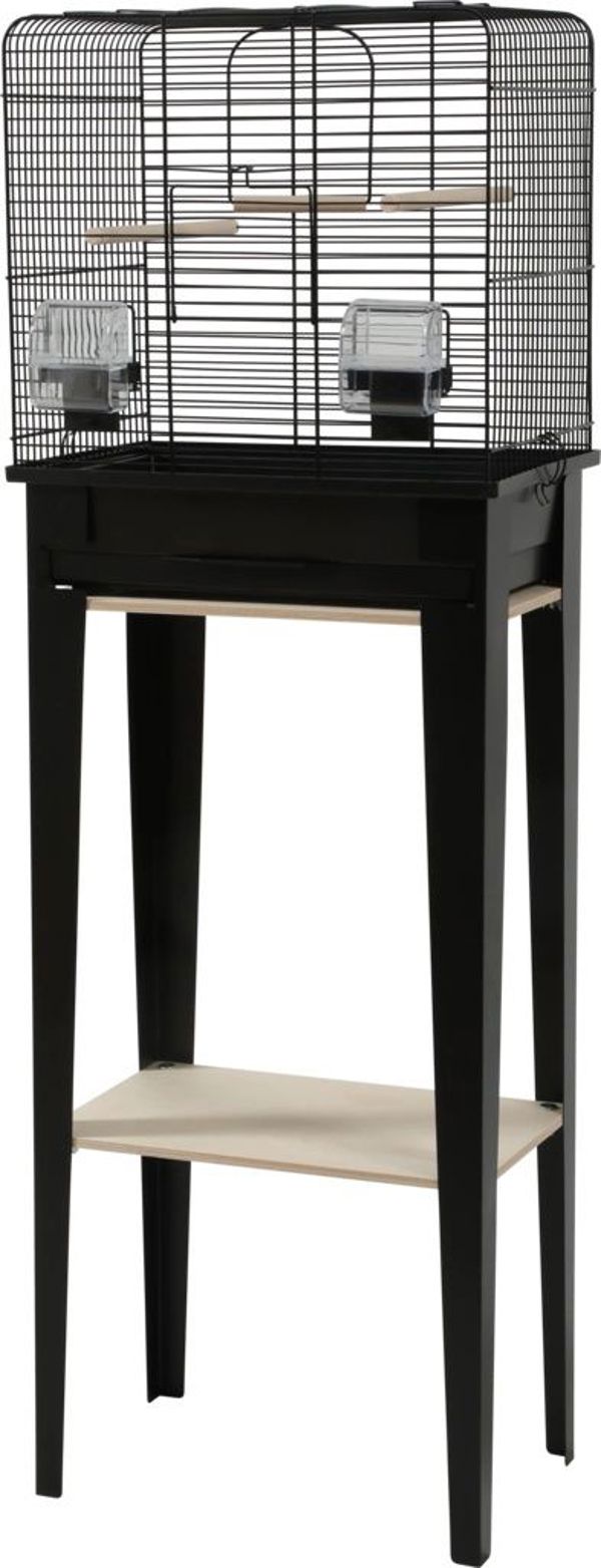 Κλουβί με βάση Chic Loft S χρώμα μαύρο Zolux