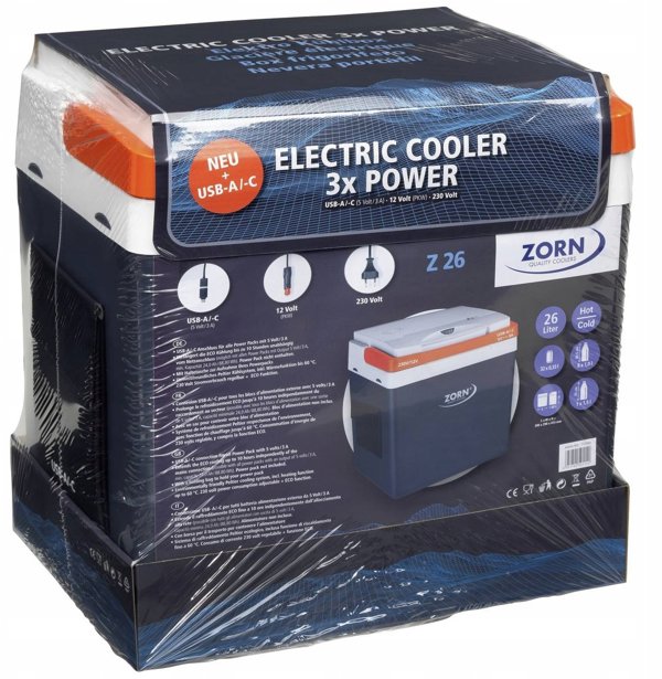 ZORN 25L ηλεκτρικό ψυγείο 12/230V και USB