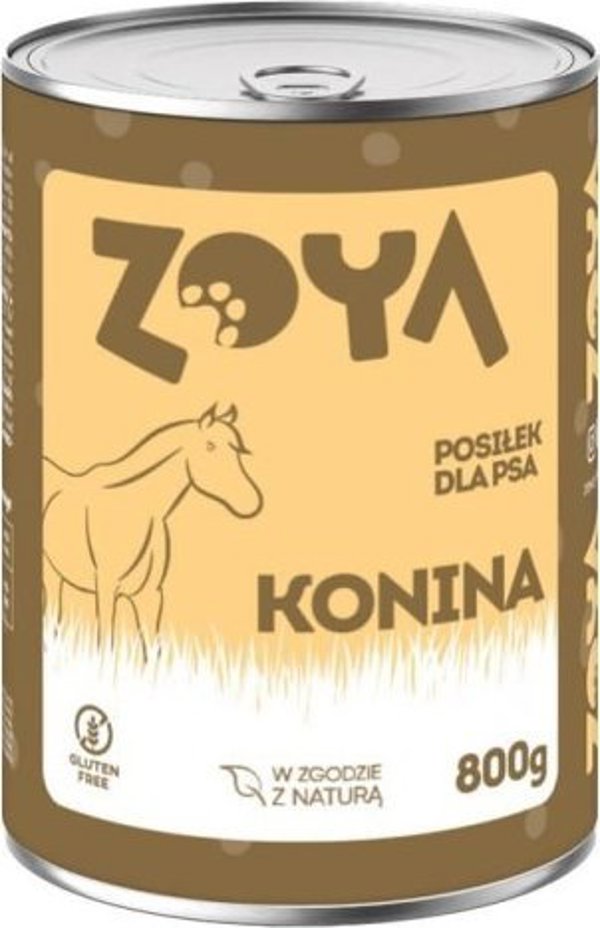 ZOYA Konina - κονσέρβα - Υγρή τροφή για σκύλους - 800g