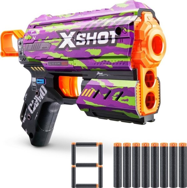 Zuru Εκτοξευτής SKINS FLUX (8 Βέλη) Crucifer