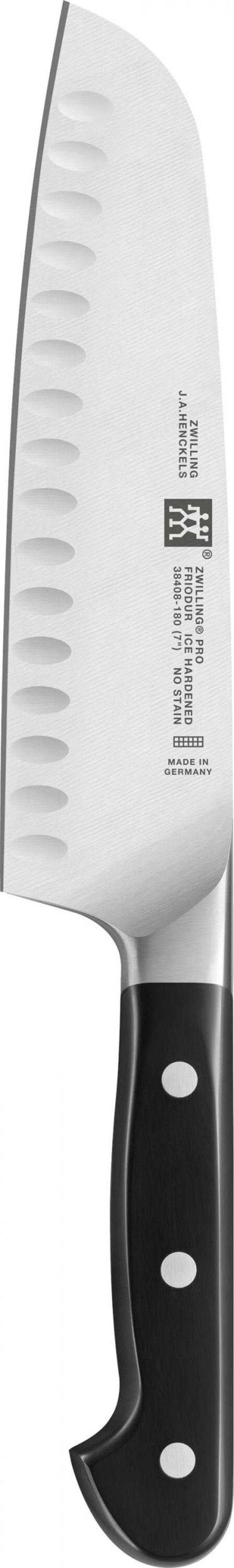 Zwilling Μαχαίρι Santoku με Αυλακώσεις Zwilling Pro