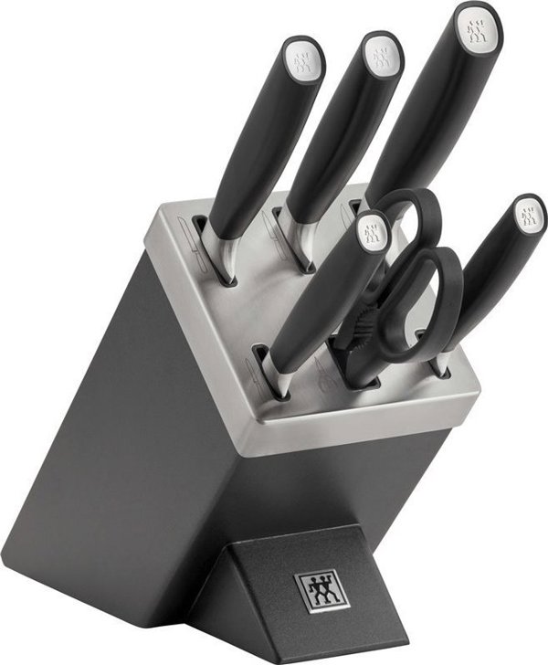 Σετ 5 μαχαιριών σε αυτοακονιζόμενο μπλοκ Zwilling All * Star