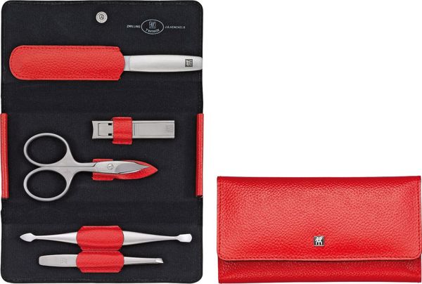 Zwilling TWINOX Κιτ Περιποίησης Ταξιδιού 5 Τεμαχίων σε Δερμάτινη Θήκη 8259886